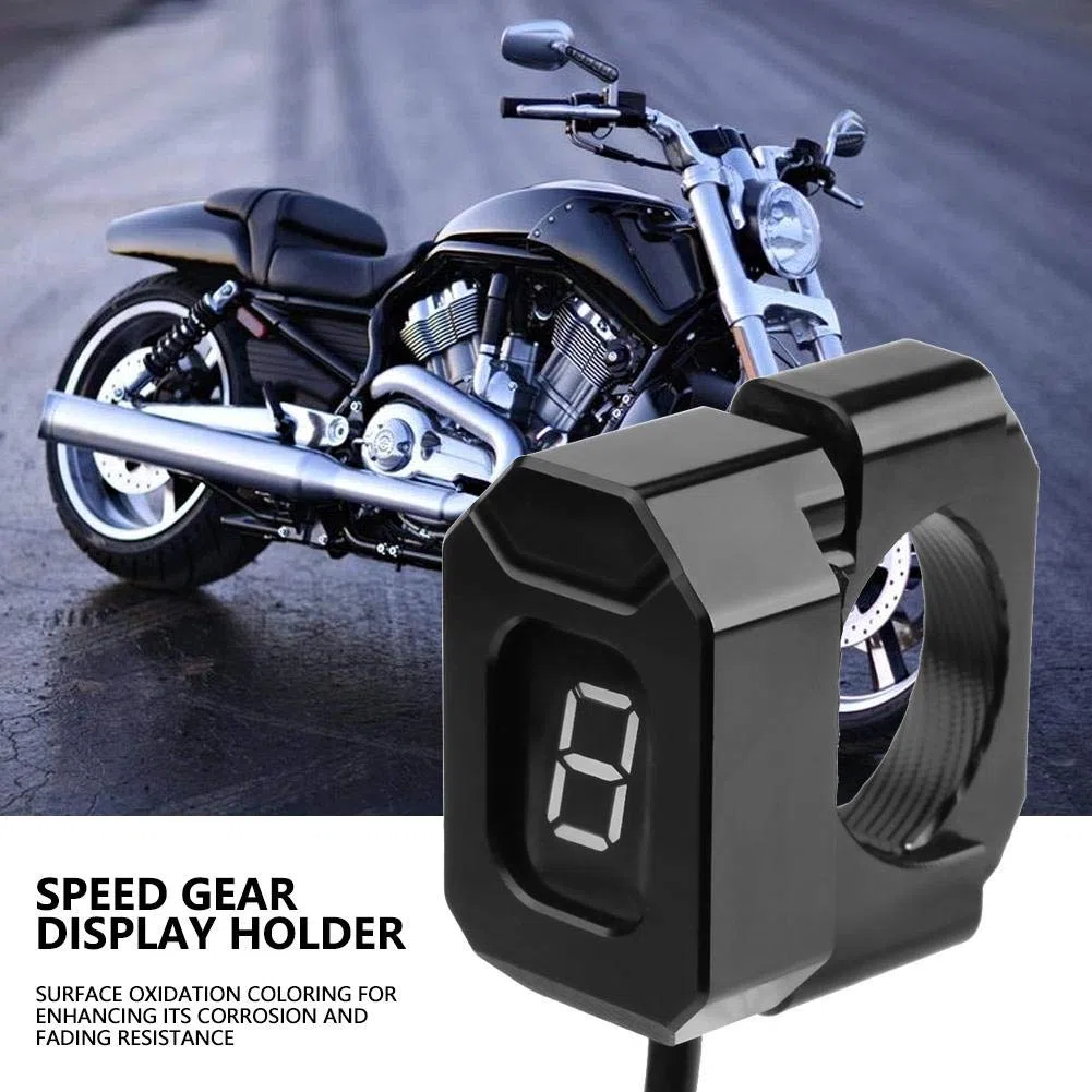 Soporte de indicador de marcha de motocicleta de 22 mm a 28,6 mm Soporte de indicador de pantalla de velocidad universal para