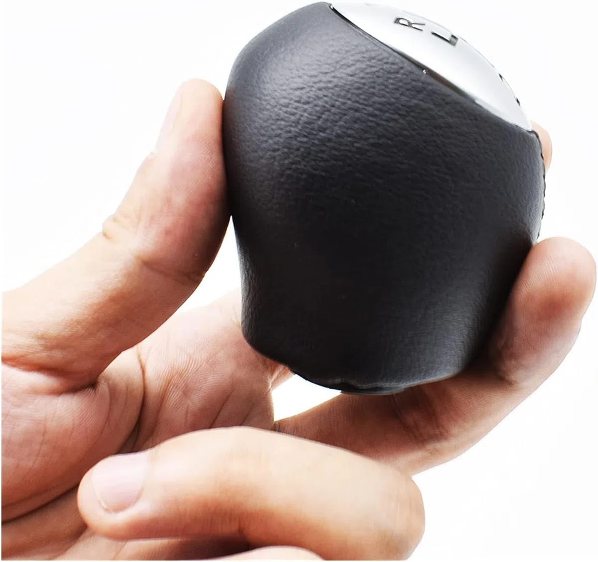 Pomos Palanca Cambios Perilla De Palanca De Cambios, Manillar De Cuero Para Renault,Para Megane MK3, Para Clio, Para Laguna 6 Speed Gear Shift Knob