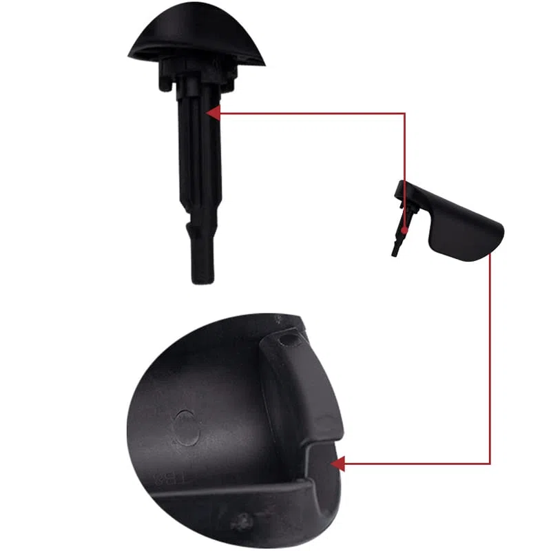 Capó Pestillo de liberación Mango Bonnet Palanca de 2007-2014 8J1823533C compatible con Audi TT TTRS 2007-2014