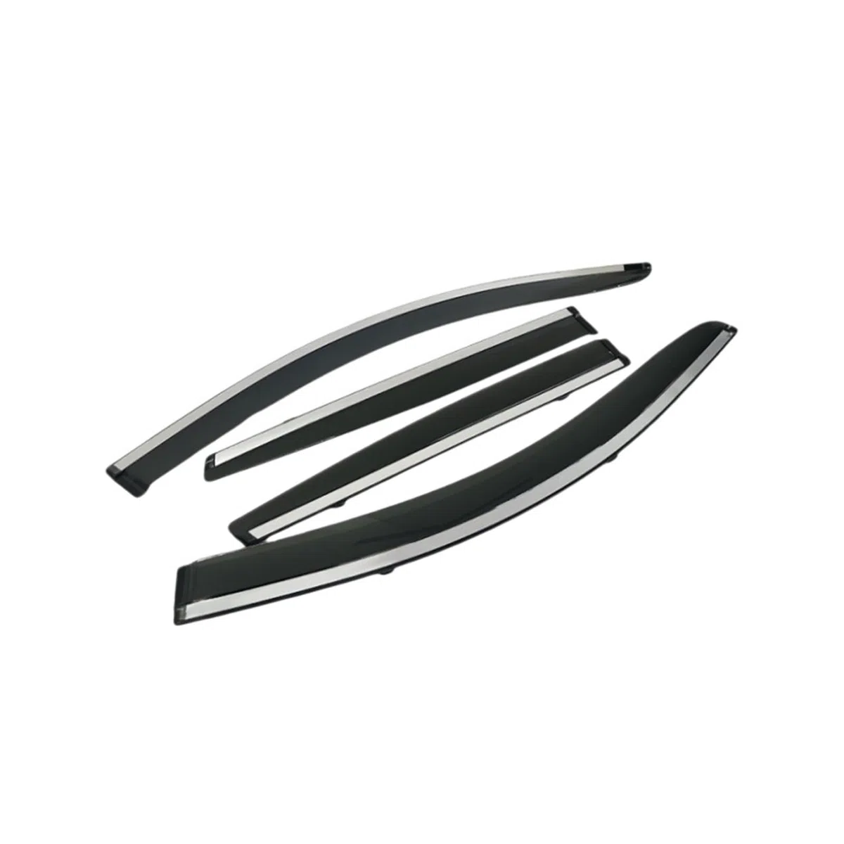 Deflector Viento ventanilla para Qashqai 2008-2025 Viseras De Ventana Protector contra La Lluvia Deflector Ventilación Lateral Weathershield Moldura Accesorios Estilo Coche(2023-2025)
