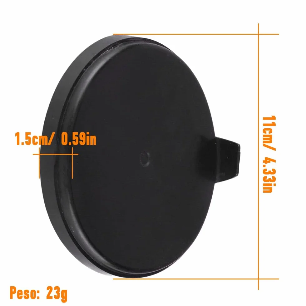 Baceyong Cubierta antipolvo para faros, tapa de carcasa de goma, tapa de extensión de bombilla LED, compatible con Jeep Renegade versión 2016, Compatible con Peugeot, 20001509, 6203E4