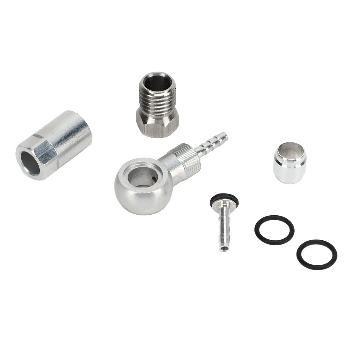 Alomejor Kit de Inserciones de Conexión de Oliva para Manguera Hidráulica de Bicicleta, Montaje de Inserción de Manguera de Freno para R1 R1R RR1 RX, Modificación DIY