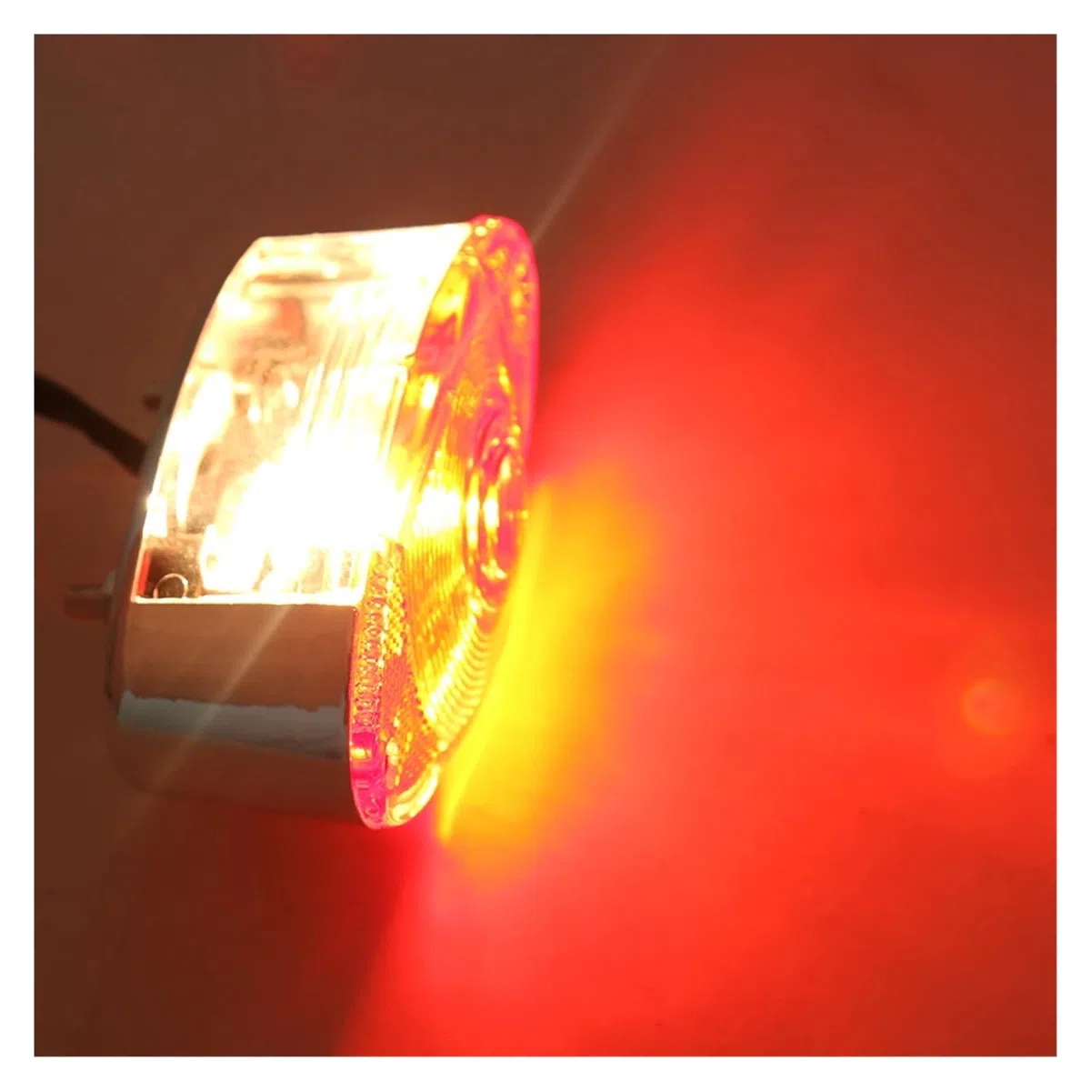 Parada luz Trasera Bombilla de 12V para Motocicleta, Quad ATV, luz Trasera para matrícula de Freno de Carrera, Compatible con Universal Dirt Pit Bike ATV UTV Buggy
