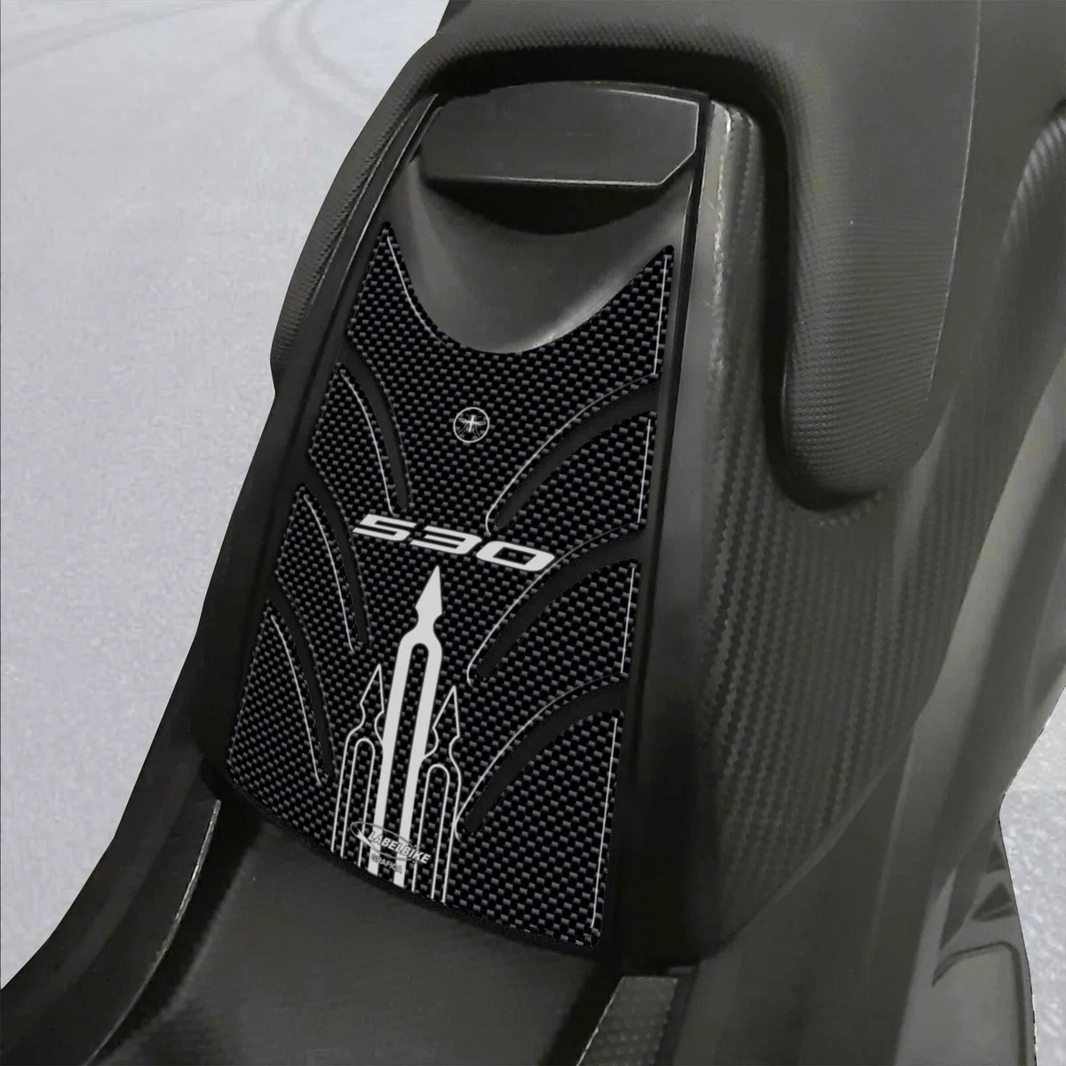 labelbike - TMAX 530 Pegatina en Resina 3D Decoración y Protección de la Tapa del Depósito Tanque de la Moto Scooter Compatible con Yamaha T MAX 530 2012-2016