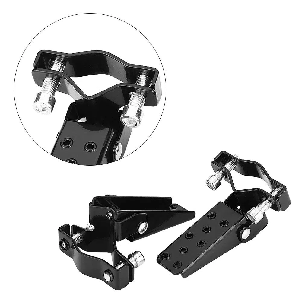 VOBOR Estriberas Universal Scooter, Reposapies Pasajero para Moto, Reposapiés de Marco de Motocicleta