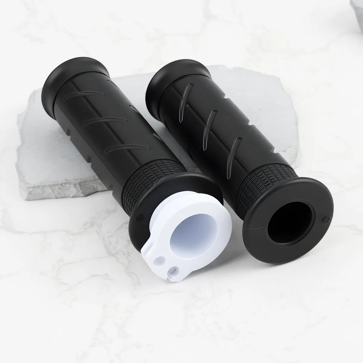 OTOTEC 1 Par de Puños para Manillar de Motocicleta de 22 Mm con Posiciones de Montaje de Cable Compatible con Honda CBR600F CBR600RR CBR1000RR