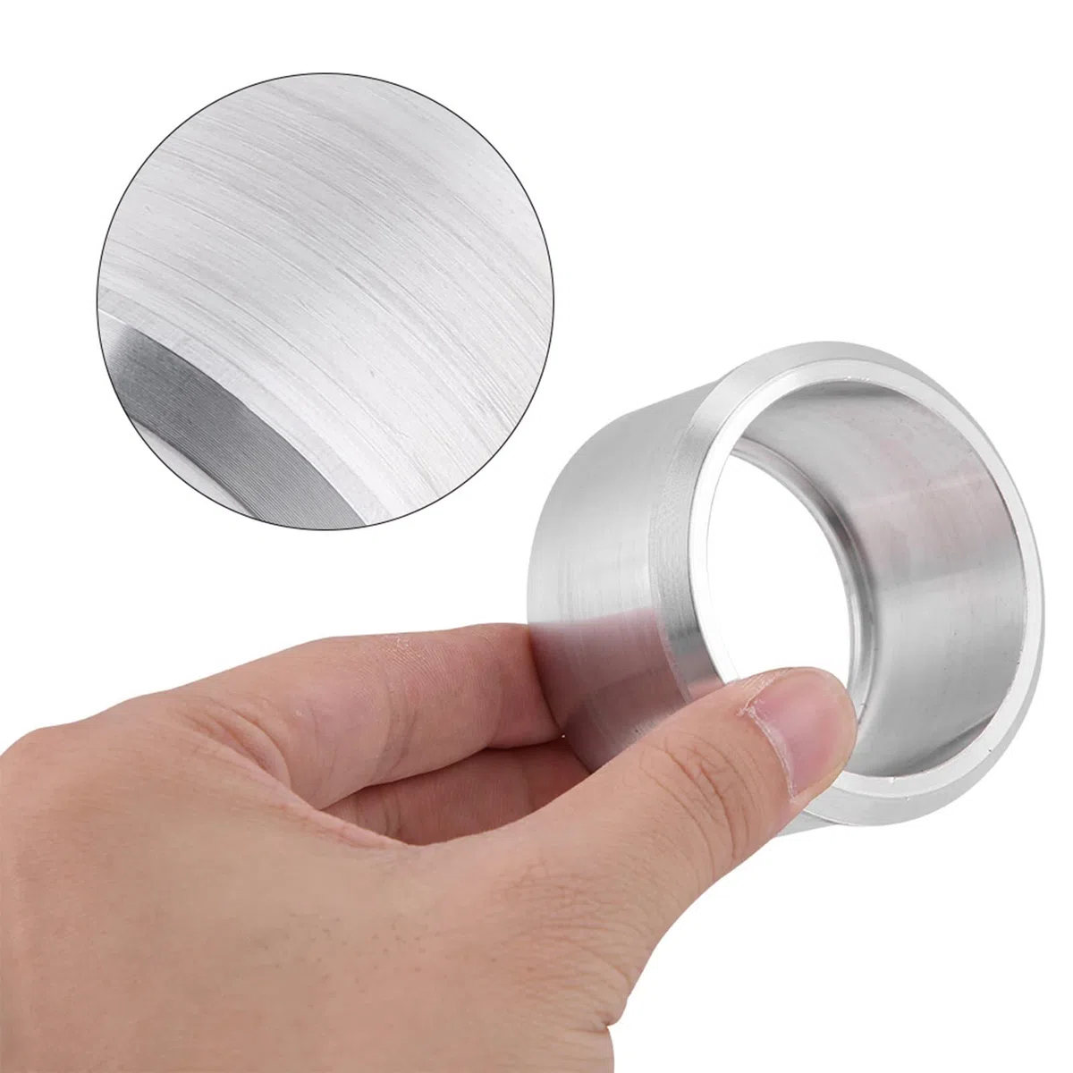 Adaptador Para Tubo De Escape De Motocicleta 60mm A 51mm Reductor Universal Con Acabado Pulido Espejo Y Fácil Instalación Compatible Con Sistemas De Escape Originales