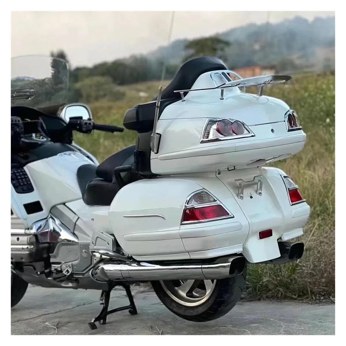Parada luz Trasera Luz Trasera de Freno para Motocicleta, luz de Intermitentes, Cubierta de Lente indicadora para Ho&nda Go-ldwing GL1800 Go-LD Wing GL 1800 2001-2017