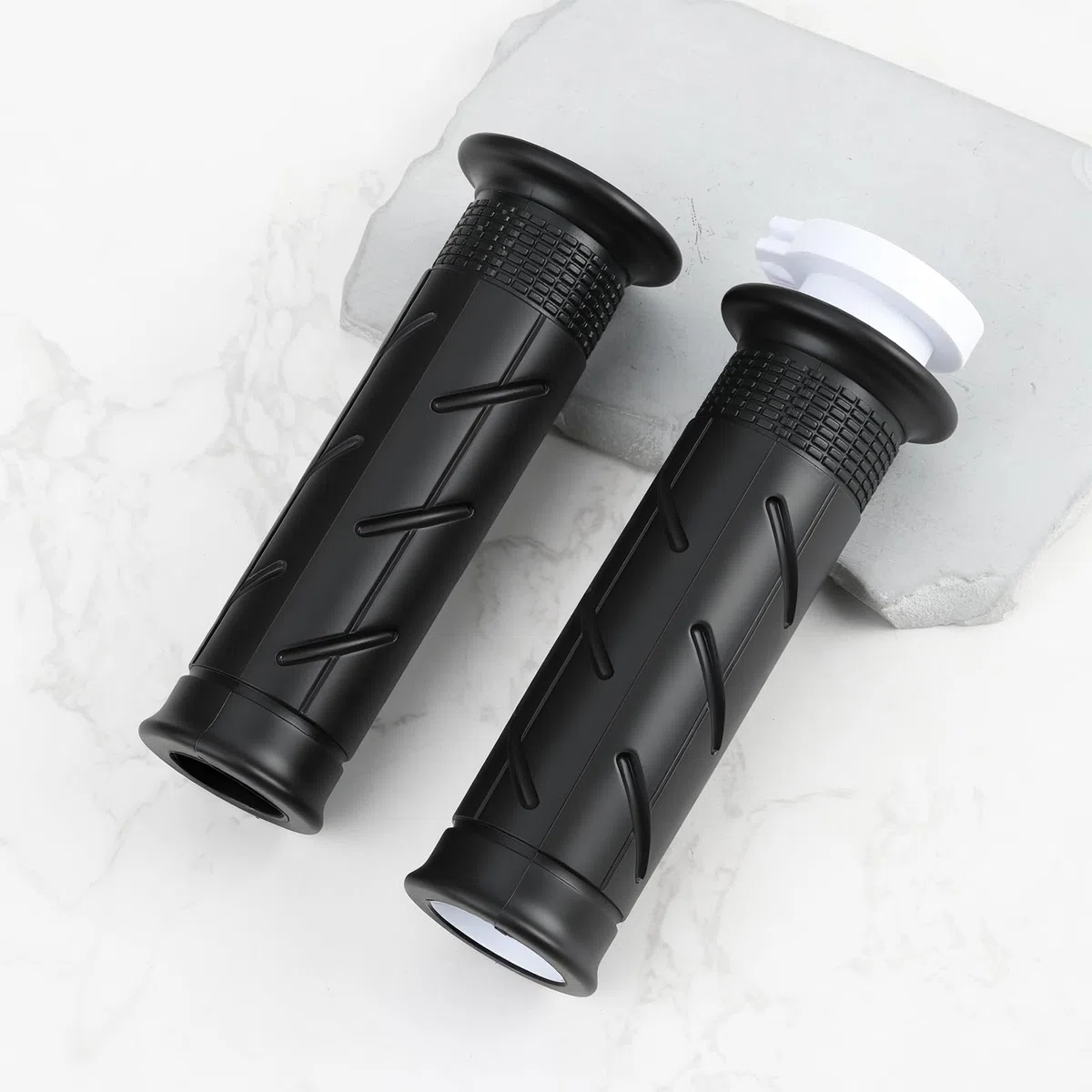 OTOTEC 1 Par de Puños para Manillar de Motocicleta de 22 Mm con Posiciones de Montaje de Cable Compatible con Honda CBR600F CBR600RR CBR1000RR