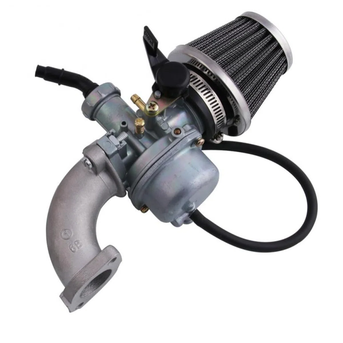 Viviance El carburador PZ22 de 22 mm con filtro de aire se utiliza en karts de cuatro ruedas ATV para bicicletas todoterreno 110cc 125cc
