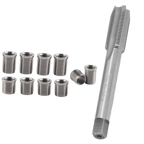 Herramienta de reparación de roscas para la reparación de roscas de bujía M10x1 0 Bolt X1 es un juego de herramientas de reparación de roscas de bujía muy práctico y eficiente diseñado para ayudar