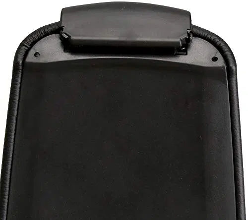 Cubierta de la tapa del reposabrazos de la consola del brazo, negro, A4 B6 B7 02-07