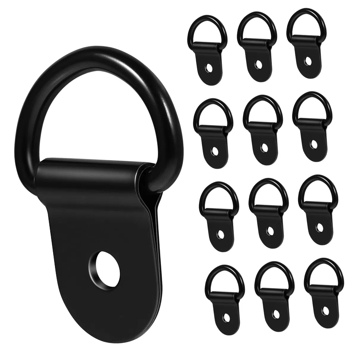Anclaje de Amarre de Anillo D de Alta Resistencia de Acero Inoxidable de 30 Piezas para Remolques Camiones RV Campers RV Motocicletas Y Vehículos ()