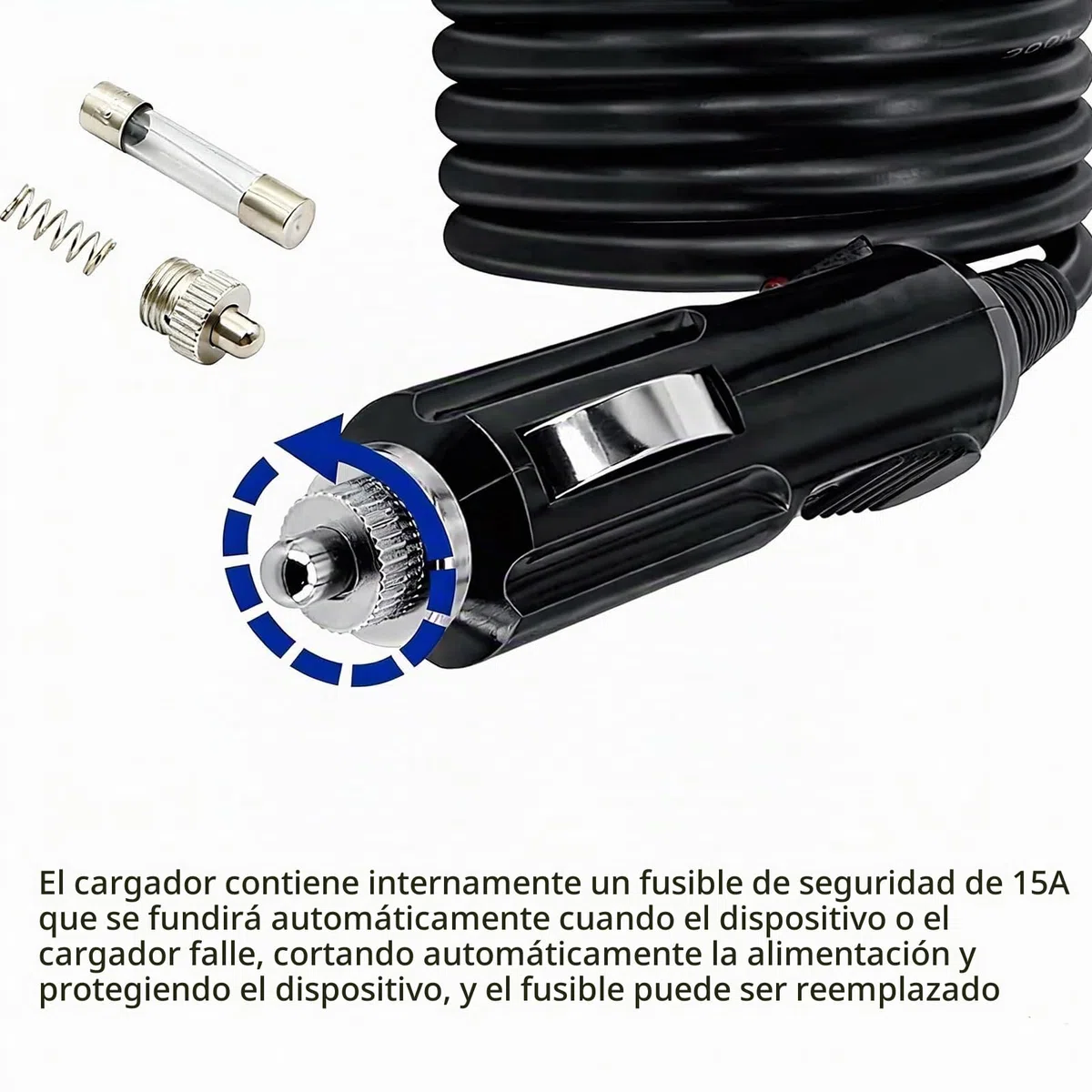 Cable para encendedor de cigarrillos (12 V/24 V, a XT60, hembra 1,5 m, 16 AWG, adaptador de coche para ECOFLOW DELTA 2/3/2 Max, Power Station, generador solar, batería portátil, XT60 de