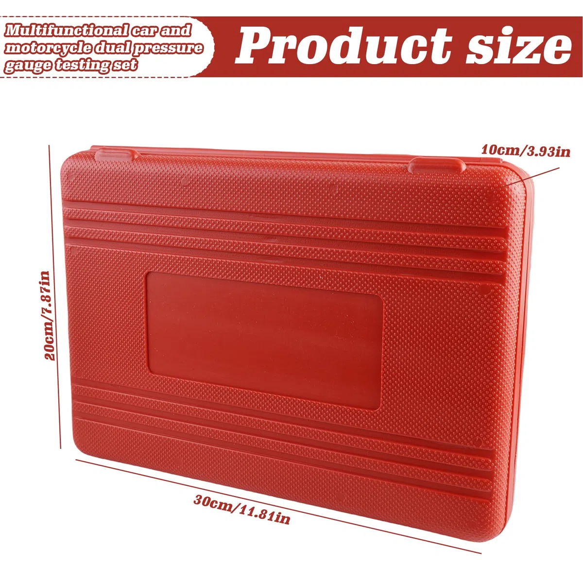 Kit de Tester de Compresión: PRITOK Comprobador de Compresión Estándar, Compresión de Cilindro Motor Kit para Probar Motocicleta Coche Auto Motor Fueraborda Motosierra Moto de Nieve M10 M12 M14 M18
