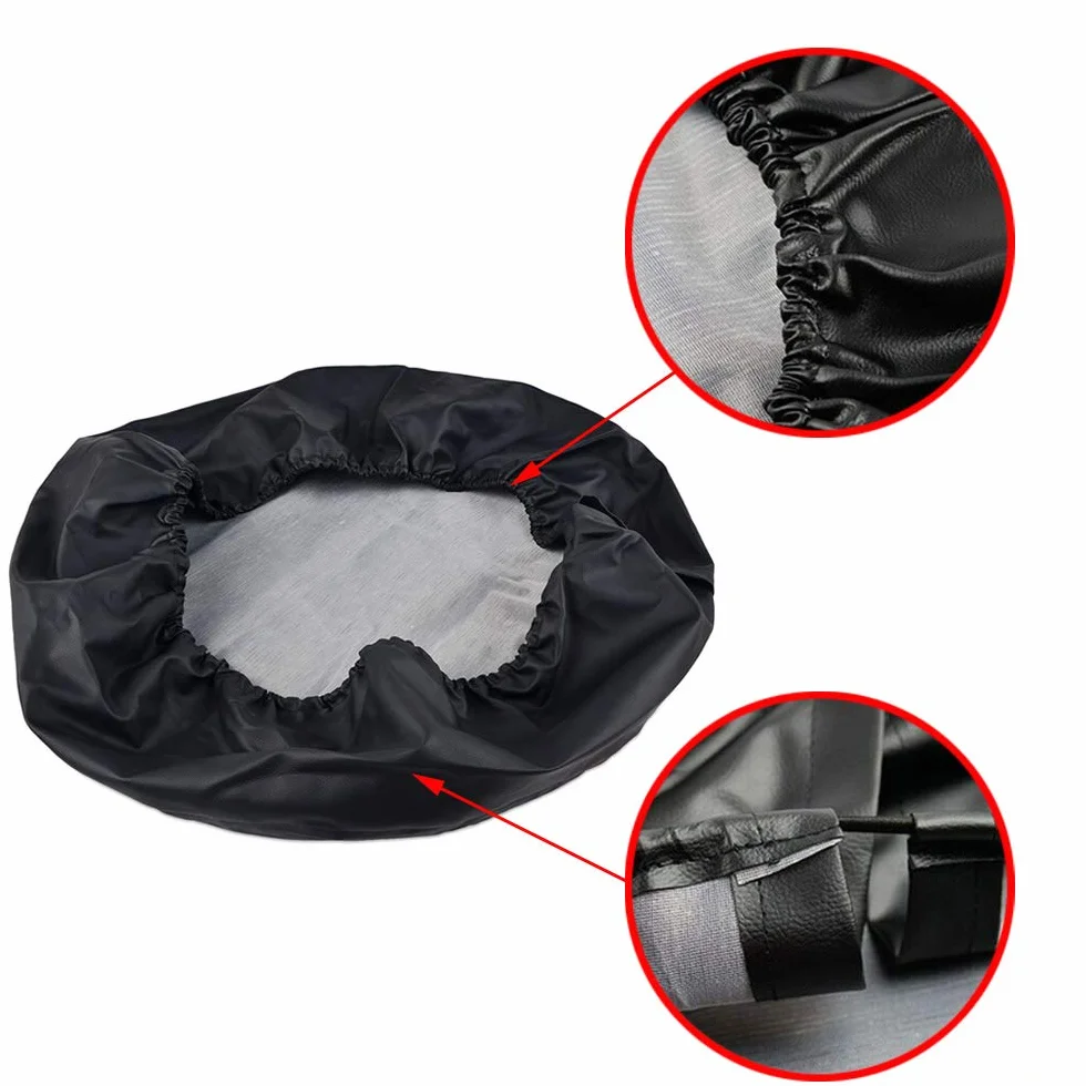 13" pulgadas Cubierta de llanta de refacción Cubierta neumático diámetros (55cm-58cm/22"-23") remolque coche PVC impermeable a prueba de polvo protección