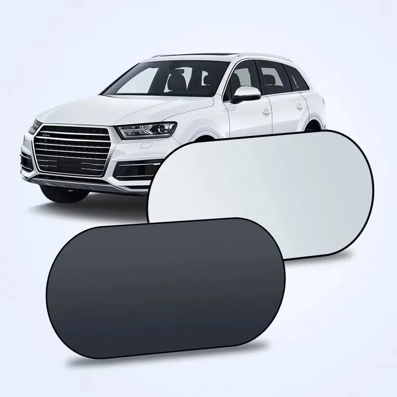 Parasol Luna Trasera para MG MGS6 EV Trophy 2025 2026, Protector Solar Coche UV con Ventosas, Marco de Metal con Memoria Plegable, 98x49 cm, 1 Pieza