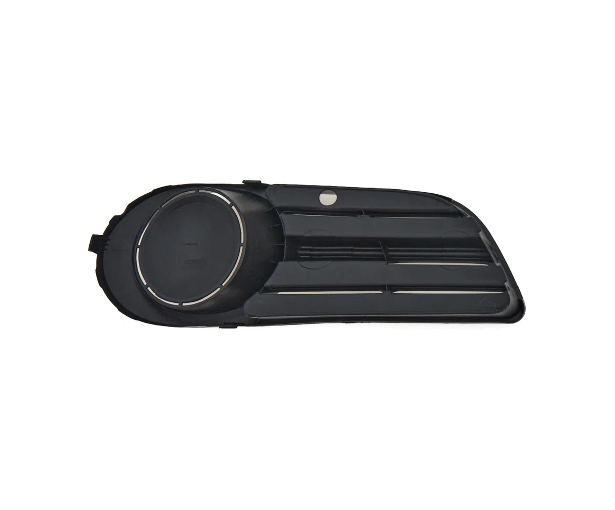 carro Rejilla de parachoques Izquierda Negro 6Y0807367B adecuado para SKODA FABIA 2004-2007 Sin orificio para faros antiniebla, color negro