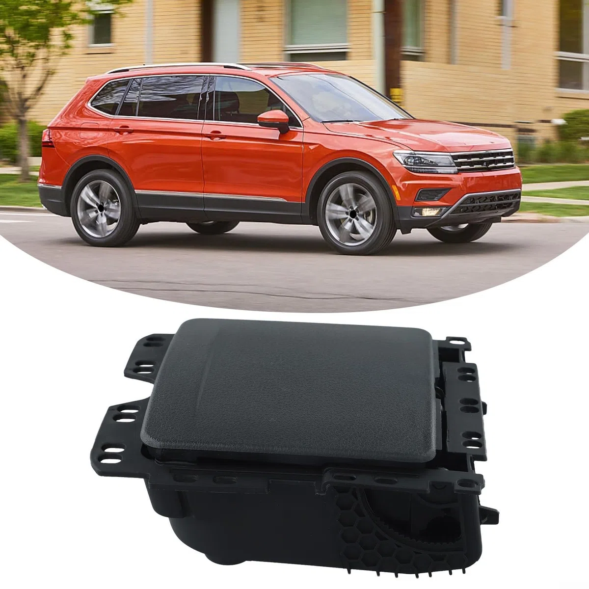 Portavasos trasero consola central 7N0862533 contenedor interior de bebidas para VW Golf Plus Sharan Tiguan 2008-2017 reemplazo directo