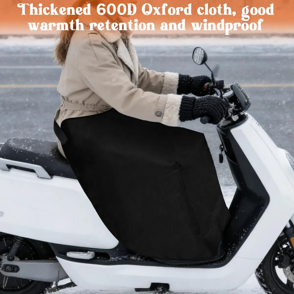 Cubrepiernas Scooter, Cubre Piernas para Moto, Manta Cubrepiernas Moto Scooter Impermeable, Protector Piernas Sooter Universal, Manta para Scooter Invierno para Protección de Piernas y Rodillas