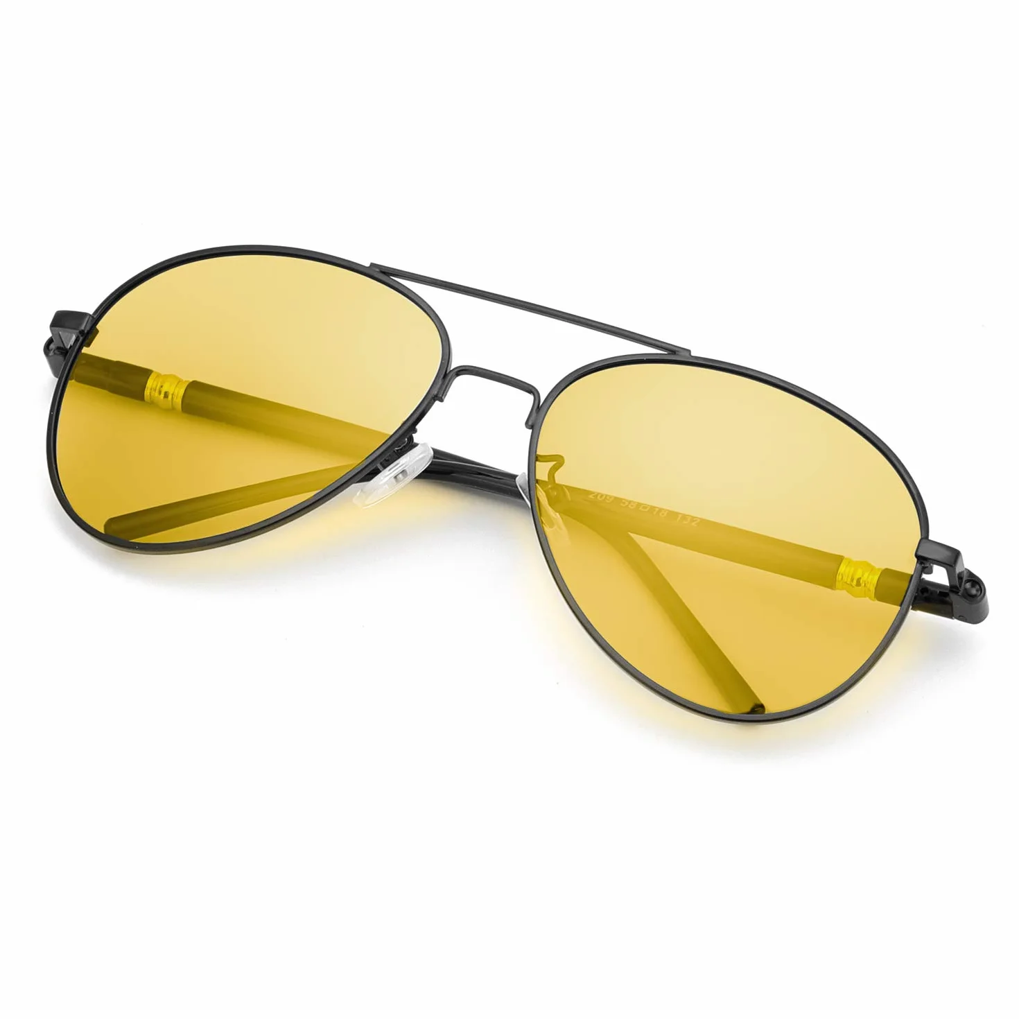SODQW Gafas De Visión Nocturna Hombres Gafas De Sol Deportes Polarizado para Conduccion UVA & UVB Protección