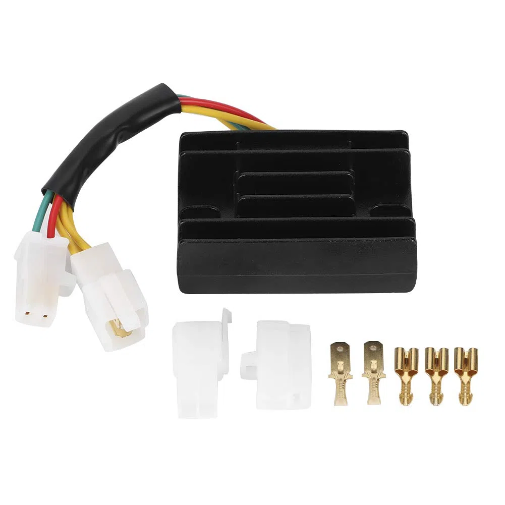 Regulador Rectificador Regulator,Akozon Regulador de voltaje rectificador para GN125 1982-83 91-97 GZ250 1999-00 02-10