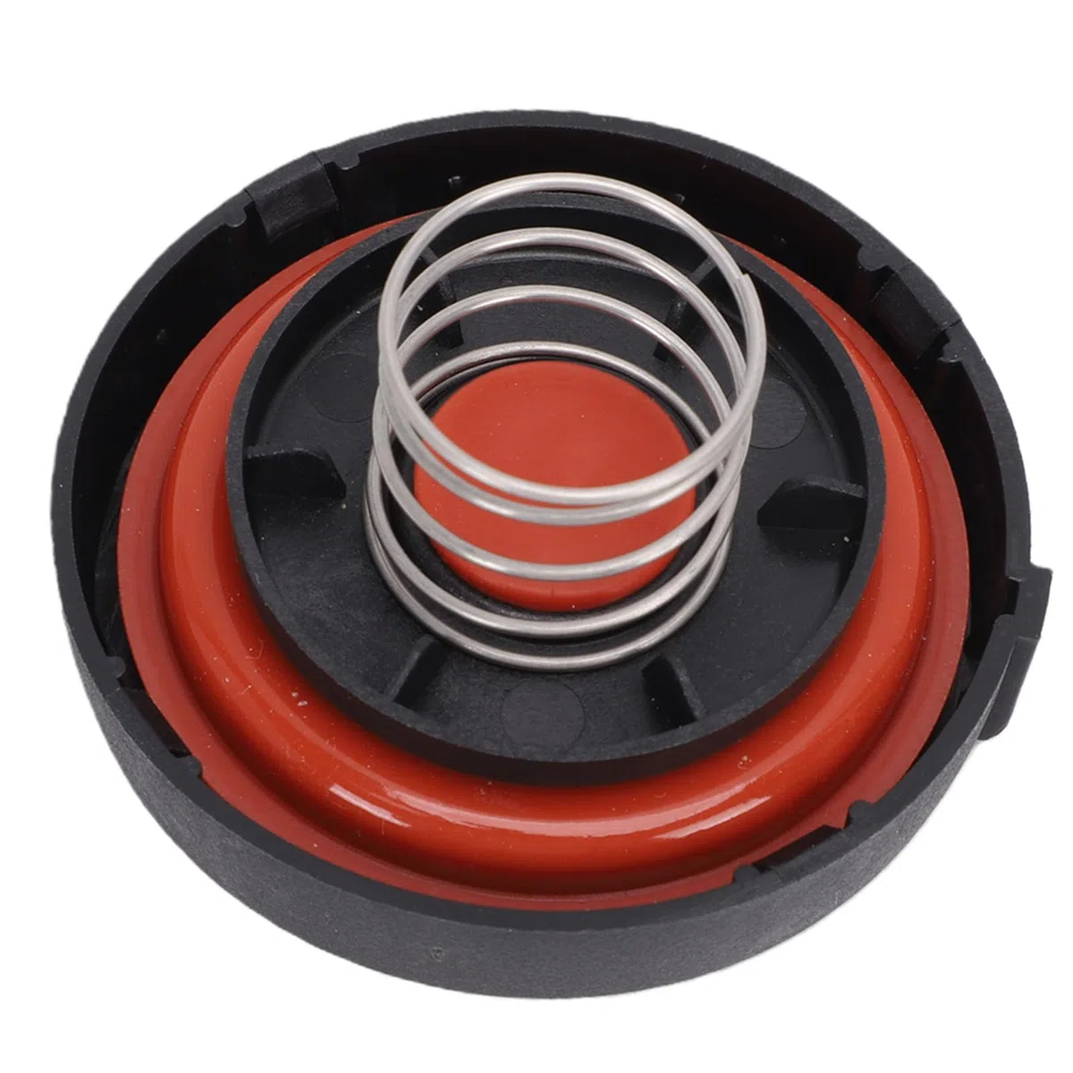 Tnfeeon Cubierta de Diafragma de Válvula PCV con Membrana Kit de Reparación de Goma ABS Reemplaza 03L103469 03L103469A para Modelos de Motor 1.6 2.0 3.0 TDI y Mantenimiento de Vehículos