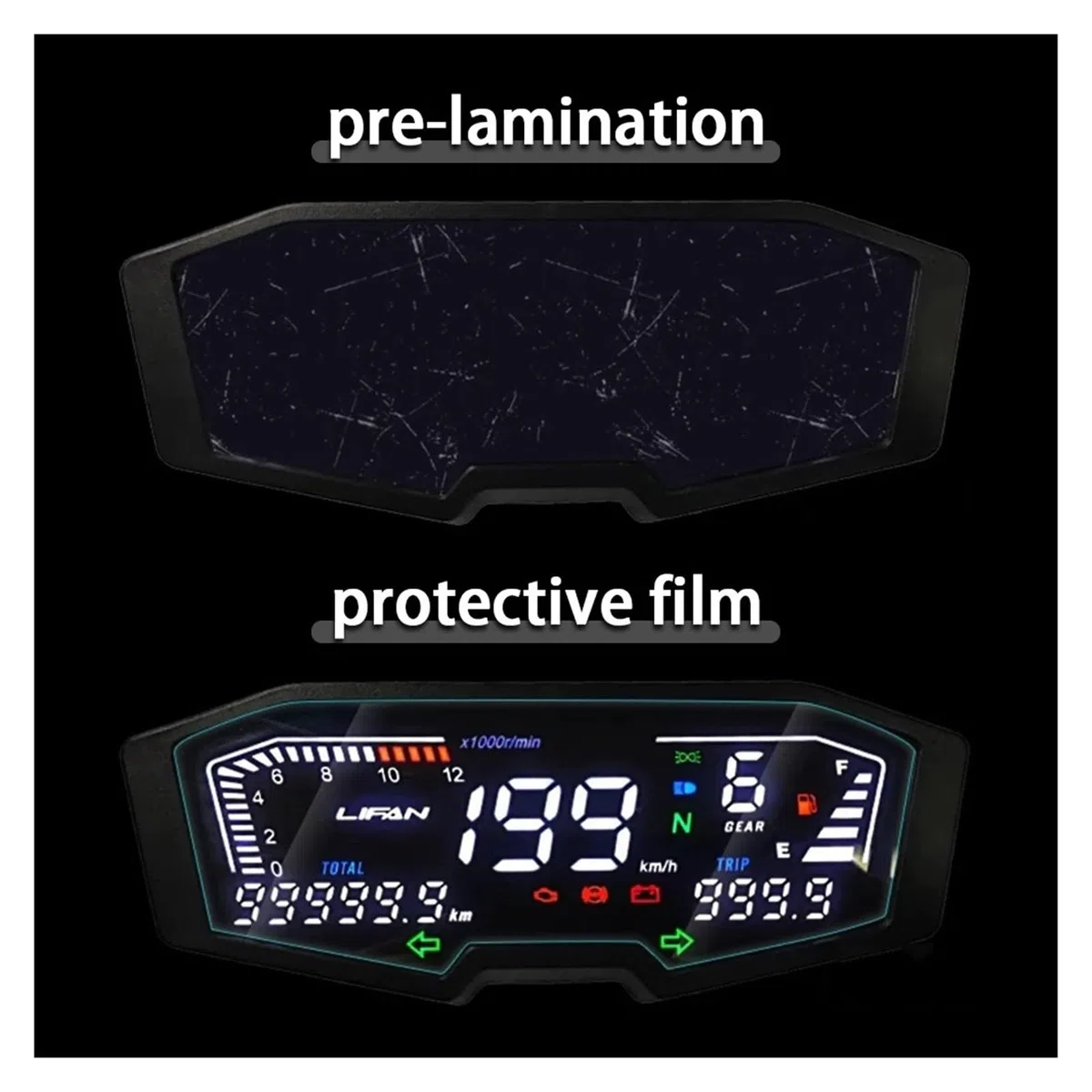 Protector De Pantalla Salpicadero para CFMOTO CF 800MT MT800 MT 800 MT Accesorios Tablero TPU Protector De Pantalla Instrumento Película De Protección contra Rayaduras