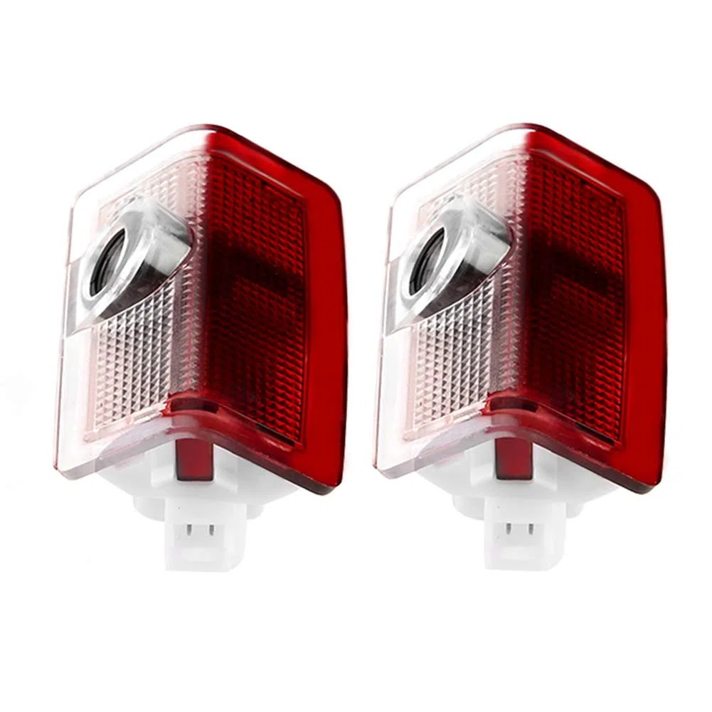 Proyector Luz LED Cortesía Puerta Coche, Luz Bienvenida Logo Puerta, Juego 2 Luces Compatible With Mercedes Benz, Luz Led Puerta Coche, Proyector Luz Puerta