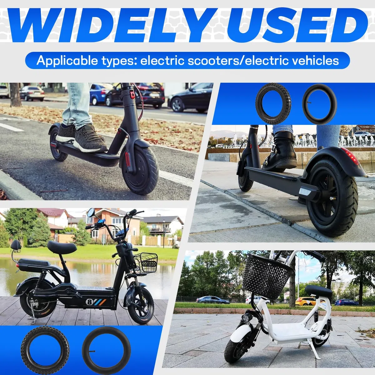 12 1 / 2X2.75 NeumáTico + Tubo Interior para 49Cc Motocicleta Mini Dirt Bike NeumáTico MX350 MX400 NeumáTico para Scooter NeumáTico Resistente Al Desgaste de 12 Pulgadas