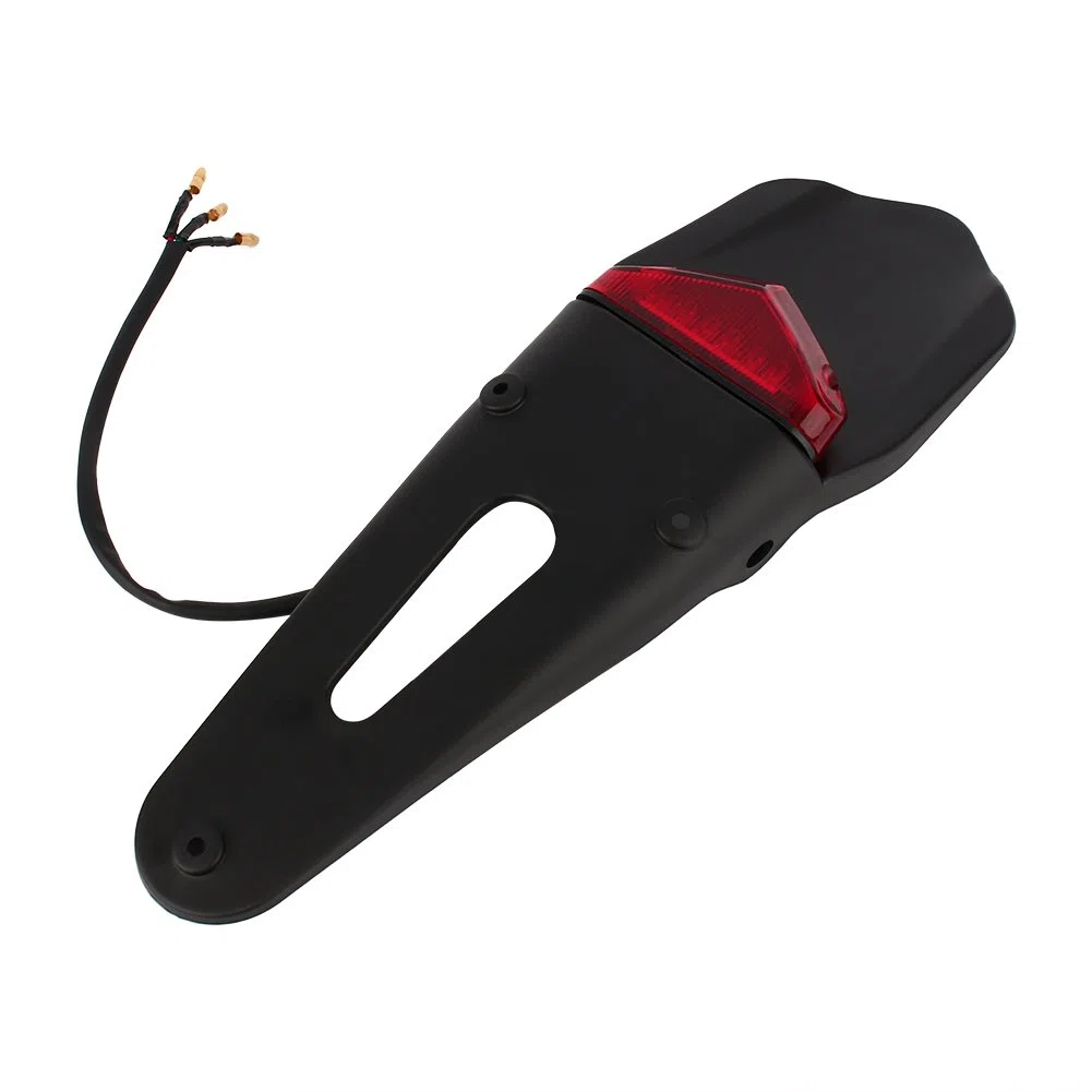 Luz trasera para Motos, Luz de Freno trasera LED en Guardabarros para moto ATV Dirt Bike