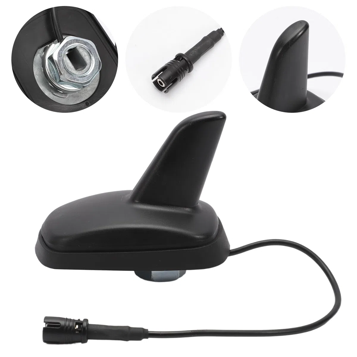 Antena de Aleta de tiburón Antena de Radio de Techo para Golf Passat Jetta TOURan Polo Skoda Seat