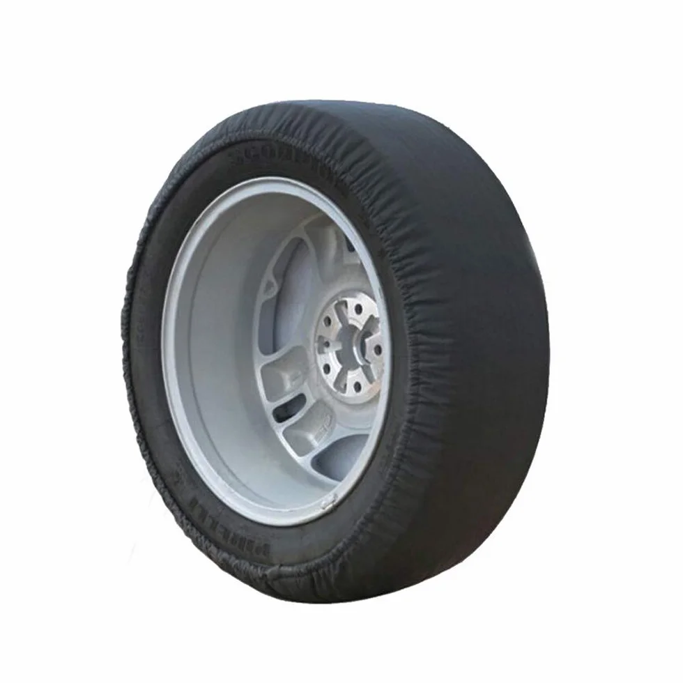 13" pulgadas Cubierta de llanta de refacción Cubierta neumático diámetros (55cm-58cm/22"-23") remolque coche PVC impermeable a prueba de polvo protección