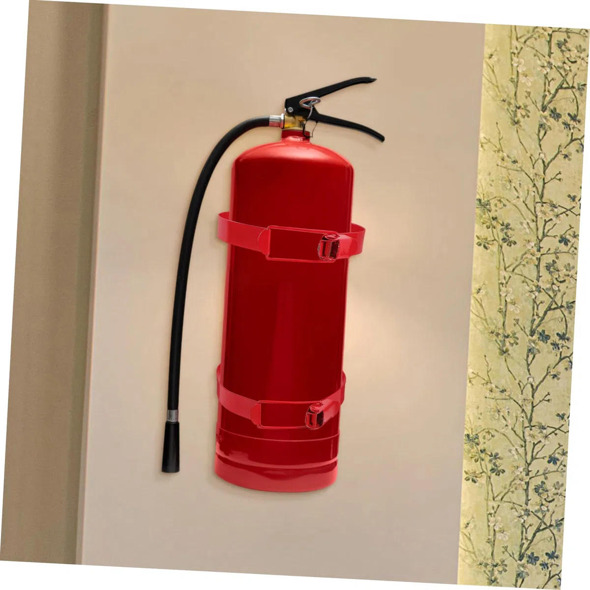 Holibanna Soporte De Pared Ajustable Para Extintor De Incendios 2 Kg Montaje Universal Para Vehículos Barcos Y Hogares Diseño Compacto Y Fácil De Instalar