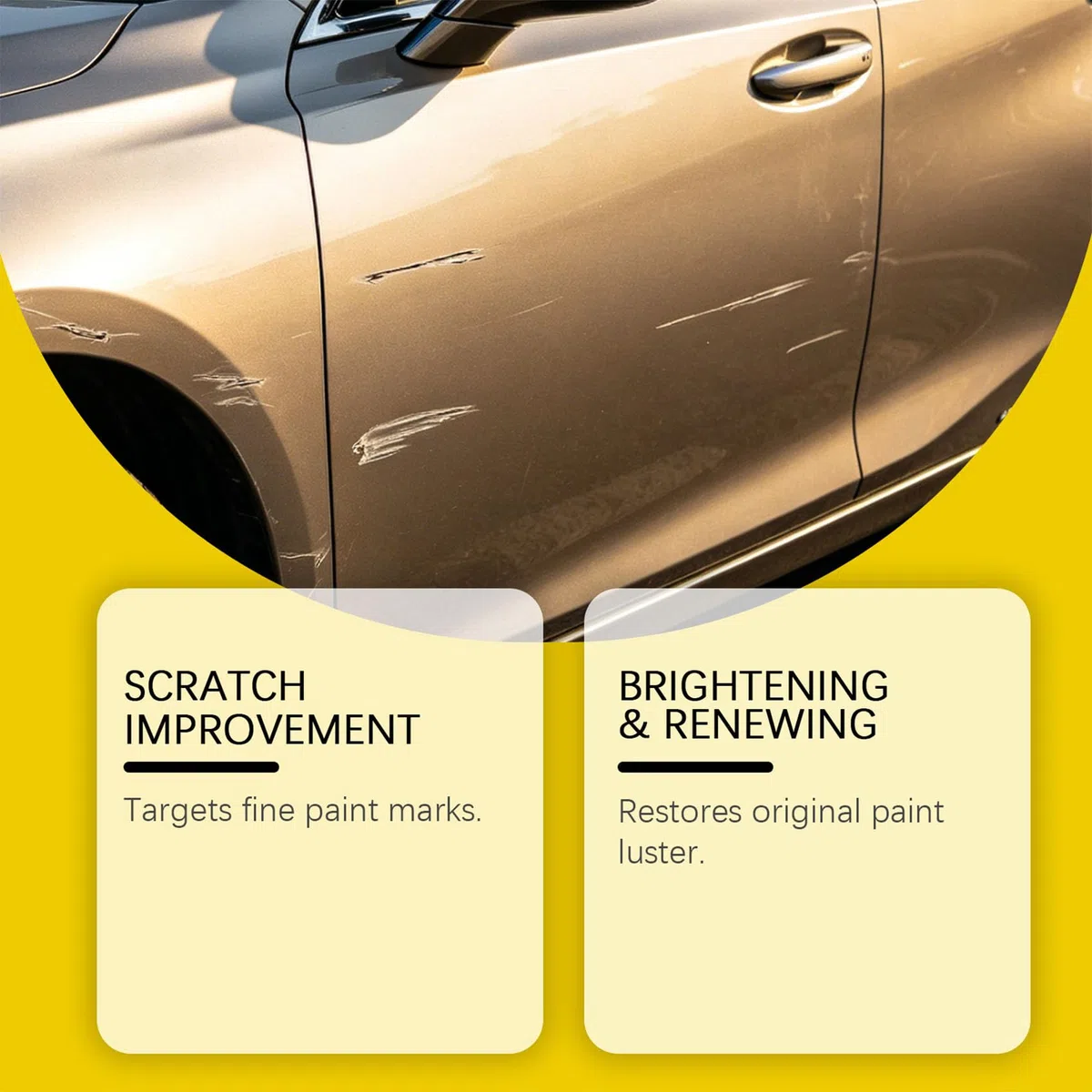 Nano Scratch Remover for Cars, Ultimate Scratch Remover Paste for Light Scuffs, Swirl Marks and Glossy Paint Care (1pcs)