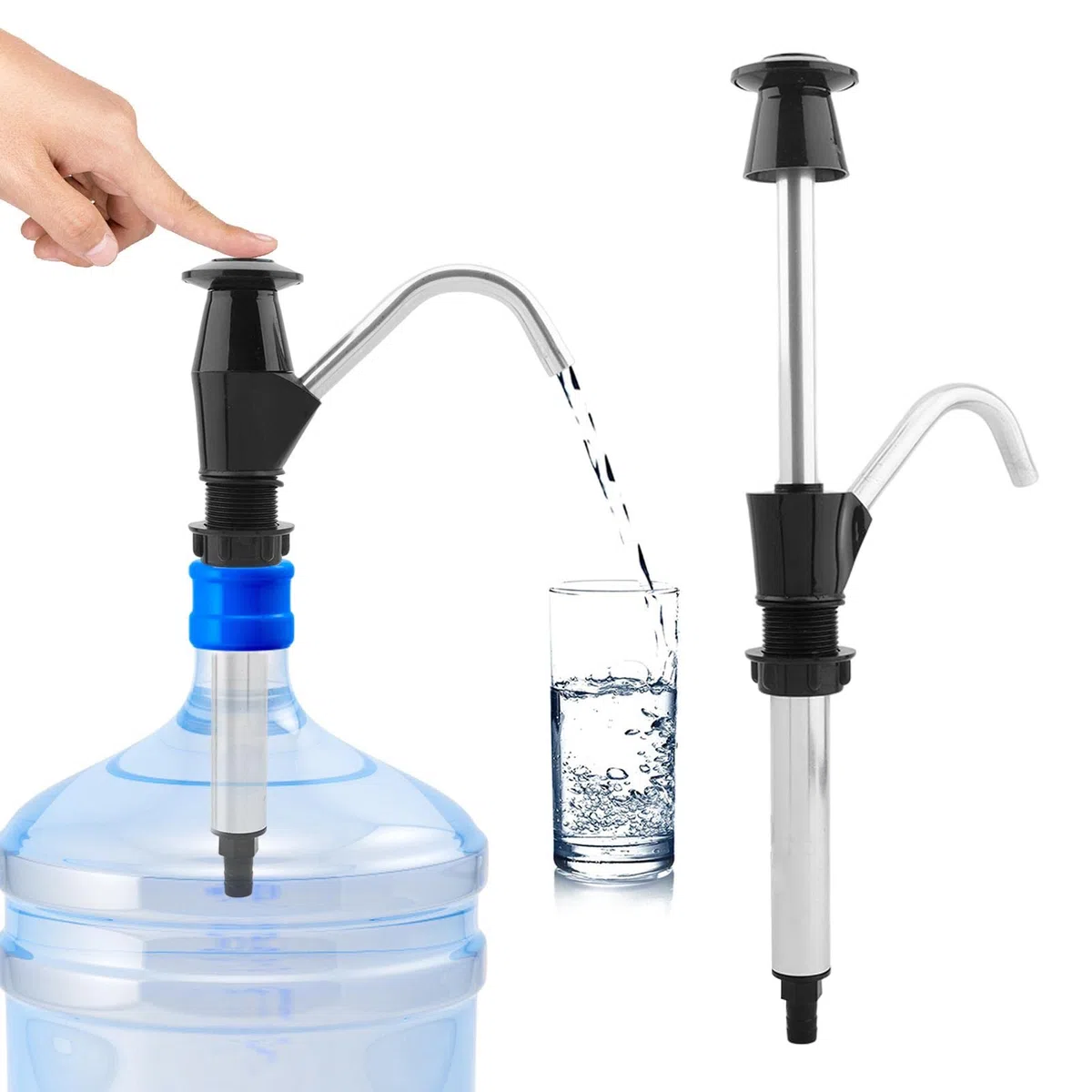 Grifo de bomba de mano de agua para fregadero, caravana, fregadero de agua, bomba de mano de doble acción, repuesto de caravana, herramientas de bomba de mano para camping, remolque, autocaravana,