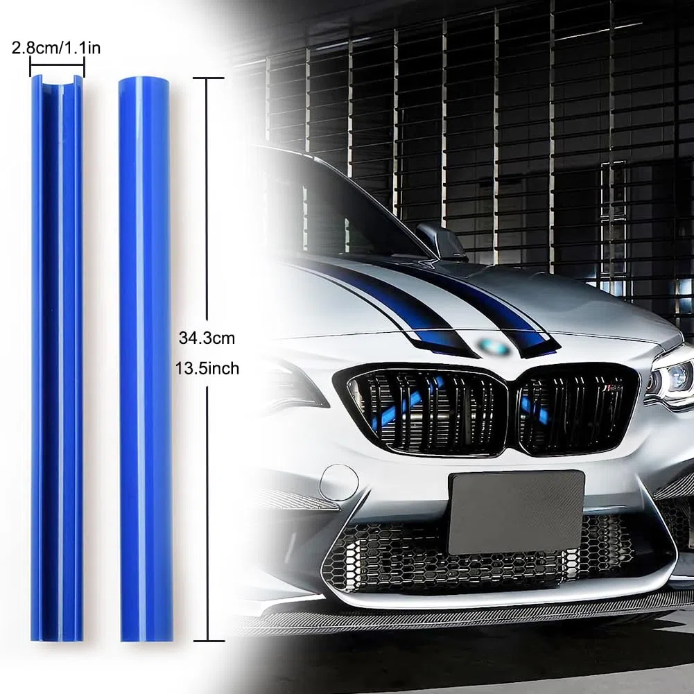 Embellecedores de rejilla para BMW, cubierta de rayas de rejilla delantera compatible con F30 F31 F32 F33 F34 F35 F36 G29 F20 F21 F22 F23 F24 F44 F40, estilo deportivo 2 piezas