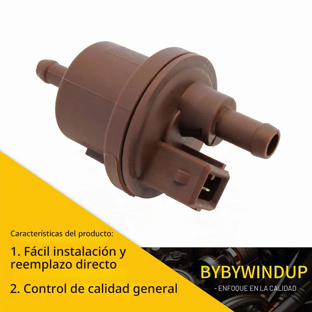 Válvula solenoide Canister compatible con Peugeot 206 207 306 307 406 407 508 607 807 Citroen C2 C3 C4 C5 C6 C8 Picasso Reemplazo para 16287G, 1628.7G