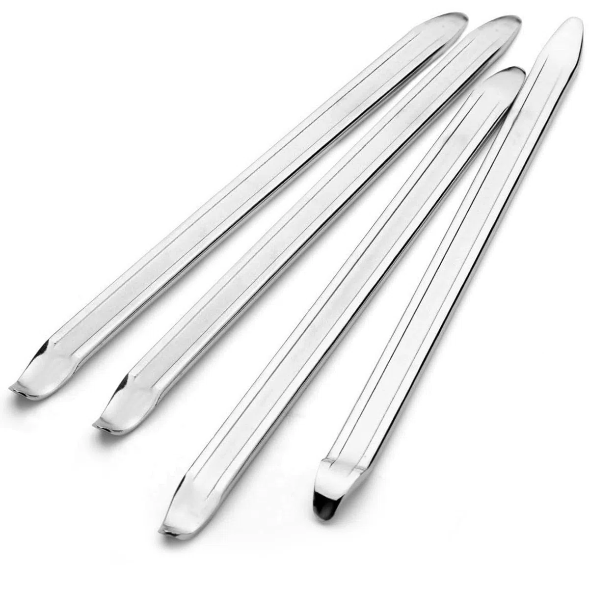 4 Piezas Palanca de Neumáticos, 30cm Palanca de Neumáticos de Bicicleta, Palanca de Neumáticos de Acero, Herramienta De Montaje de Neumáticos para Moto, Bicicleta, Coche, Scooter