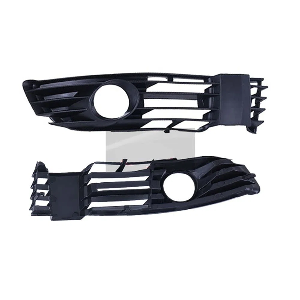 Compatible con plataforma VW Passat B5.5 2001-2002 2003 2004 2005 Rejilla de ventilación lateral del lado del conductor para parachoques delantero y parte inferior de la cubierta de la luz antiniebla