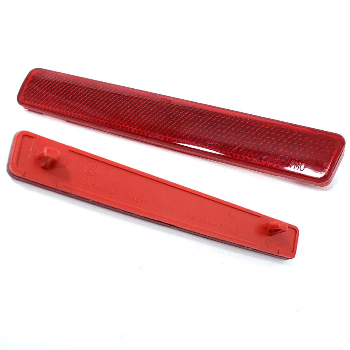 2 x Reflectores para parachoques trasero, izquierdo y derecho, compatible con VW T5 Transporter Caravelle Multivan 2003-2012 7E0945106 7E0945105