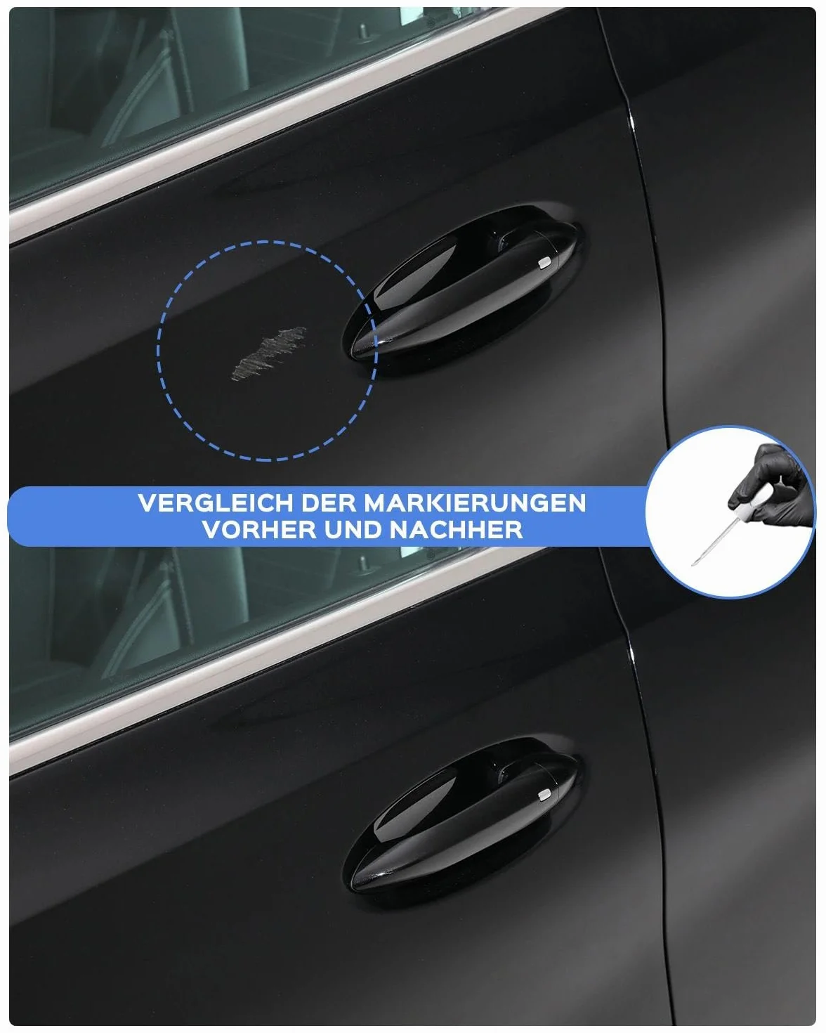 S7G Grafito Gris Lápiz de pintura compatible con Cupra - Coincidencia exacta para desconchados y arañazos