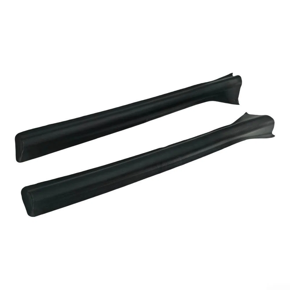 Tira de sellado de pilar B para puerta de coche izquierda y derecha, panel exterior ABS negro, compatible con Vauxhall Astra H 2004-2010 y Astra H 2004-2010 OEM 13123710 13123711 piezas de repuesto