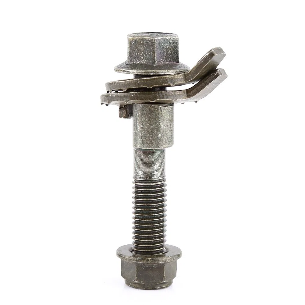 Kit de alineación, Akozon Pernos de comba 4 piezas 14 mm Alineación de acero de cuatro ruedas de acero Perno de leva del kit de inclinación ajustable