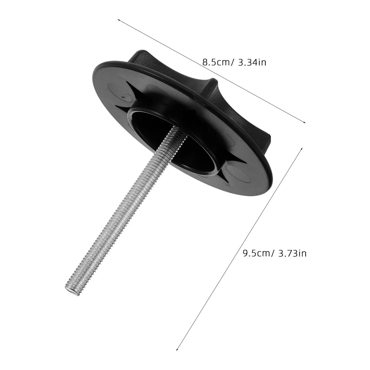 Tornillo de Amarre para Llanta de Repuesto Compatible con Nissan y Marca de Lujo, Perno de Montaje Metálico y Plástico Resistente, Sujeción Estable para Portallantas de Repuesto