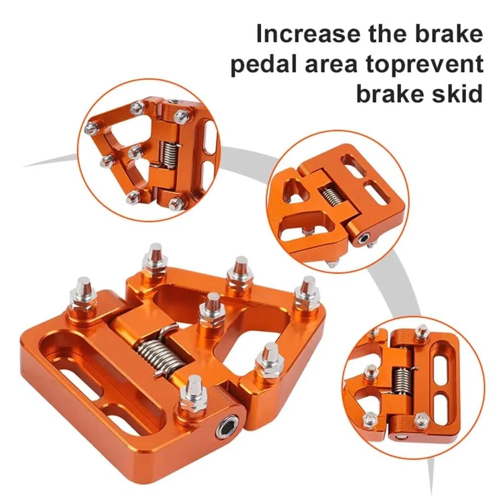 Pedal Pedales de Freno trasero plegable para motocicleta placa punta para 390 690 790 890 990 950 1050 1090 1190 1290 Super Adventure ADV 125-530 SX EXC XC F Husqvarna Sherco Beta GasGas Husaberg