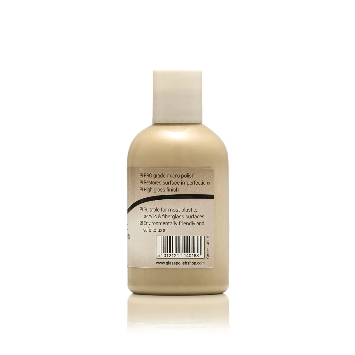 Glass Polish Compuesto de Pulido de plástico y acrílico de 3.4 onzas (100 ml) para microacabados Profesionales de Alto Brillo - GP14018