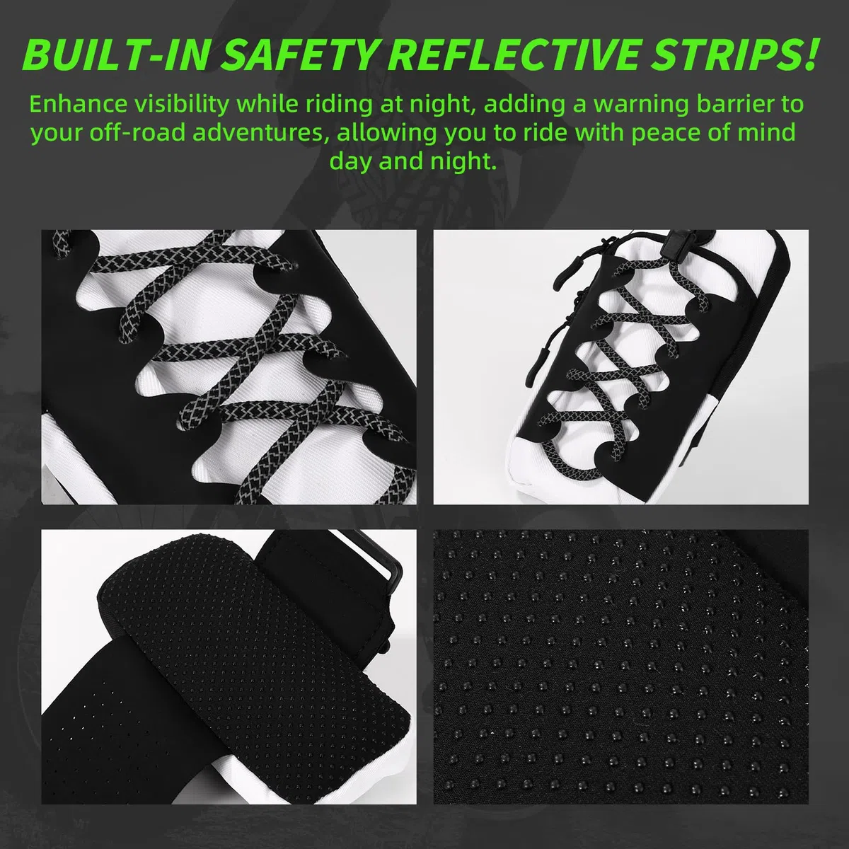 Bolsa Cuadro Moto, Poliéster Resistente al Desgarro Funda Telefono Bicicleta Diseño con Tapa Magnética Funda para Bicicleta para Surron Talaria y E-Ride Pro Vehículos Eléctricos y(Plata)