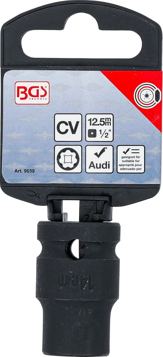 BGS 9659 | Llave de vaso especial | para pinzas de freno fijas Audi