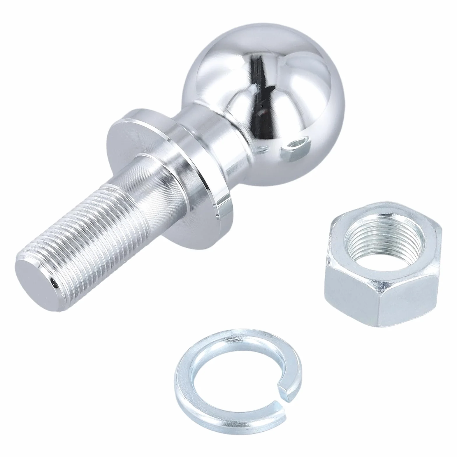 Bola de Enganche de Remolque, 50 mm, Cabezal de Bola 3,5T, riel de Arrastre, Enganche de Remolque, Perno de Cabeza de Bola de 22 mm, riel Recto, Bola de Acoplamiento para Tractor
